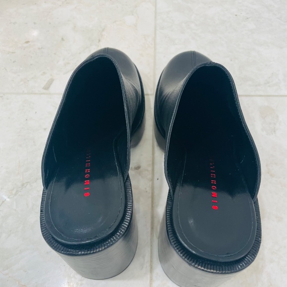 Simon Miller {38} Shoes Platform Mule Low Raid Clog Black - Picture 8 of 11